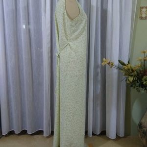 Norton size M mint floral loose-fitting dress